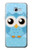S3029 Cute Blue Owl Etui Coque Housse pour Samsung Galaxy A5 (2017)