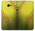 S3031 Yellow Softball Ball Etui Coque Housse pour Samsung Galaxy A5 (2017)