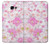 S3036 Pink Sweet Flower Flora Etui Coque Housse pour Samsung Galaxy A5 (2017)