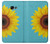 S3039 Vintage Sunflower Blue Etui Coque Housse pour Samsung Galaxy A5 (2017)