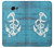 S3053 Marine Anchor Blue Etui Coque Housse pour Samsung Galaxy A5 (2017)