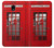 S0058 British Red Telephone Box Etui Coque Housse pour Samsung Galaxy J3 (2018), J3 Star, J3 V 3rd Gen, J3 Orbit, J3 Achieve, Express Prime 3, Amp Prime 3