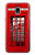 S0058 British Red Telephone Box Etui Coque Housse pour Samsung Galaxy J3 (2018), J3 Star, J3 V 3rd Gen, J3 Orbit, J3 Achieve, Express Prime 3, Amp Prime 3