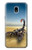 S0150 Desert Scorpion Etui Coque Housse pour Samsung Galaxy J3 (2018), J3 Star, J3 V 3rd Gen, J3 Orbit, J3 Achieve, Express Prime 3, Amp Prime 3