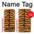 S0576 Tigre Peau Etui Coque Housse pour Samsung Galaxy J3 (2018), J3 Star, J3 V 3rd Gen, J3 Orbit, J3 Achieve, Express Prime 3, Amp Prime 3