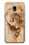 S1045 Leonardo da Vinci Woman's Head Etui Coque Housse pour Samsung Galaxy J3 (2018), J3 Star, J3 V 3rd Gen, J3 Orbit, J3 Achieve, Express Prime 3, Amp Prime 3