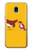 S1093 Rooster and Cat Joke Etui Coque Housse pour Samsung Galaxy J3 (2018), J3 Star, J3 V 3rd Gen, J3 Orbit, J3 Achieve, Express Prime 3, Amp Prime 3