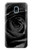 S1598 Black Rose Etui Coque Housse pour Samsung Galaxy J3 (2018), J3 Star, J3 V 3rd Gen, J3 Orbit, J3 Achieve, Express Prime 3, Amp Prime 3