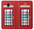 S2059 England British Telephone Box Minimalist Etui Coque Housse pour Samsung Galaxy J3 (2018), J3 Star, J3 V 3rd Gen, J3 Orbit, J3 Achieve, Express Prime 3, Amp Prime 3