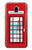 S2059 England British Telephone Box Minimalist Etui Coque Housse pour Samsung Galaxy J3 (2018), J3 Star, J3 V 3rd Gen, J3 Orbit, J3 Achieve, Express Prime 3, Amp Prime 3