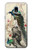 S2086 Peacock Painting Etui Coque Housse pour Samsung Galaxy J3 (2018), J3 Star, J3 V 3rd Gen, J3 Orbit, J3 Achieve, Express Prime 3, Amp Prime 3