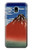 S2390 Katsushika Hokusai Red Fuji Etui Coque Housse pour Samsung Galaxy J3 (2018), J3 Star, J3 V 3rd Gen, J3 Orbit, J3 Achieve, Express Prime 3, Amp Prime 3