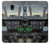 S2435 Fighter Jet Aircraft Cockpit Etui Coque Housse pour Samsung Galaxy J3 (2018), J3 Star, J3 V 3rd Gen, J3 Orbit, J3 Achieve, Express Prime 3, Amp Prime 3
