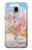 S2450 Van Gogh Peach Tree Blossom Etui Coque Housse pour Samsung Galaxy J3 (2018), J3 Star, J3 V 3rd Gen, J3 Orbit, J3 Achieve, Express Prime 3, Amp Prime 3