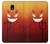 S2454 Red Cute Little Devil Cartoon Etui Coque Housse pour Samsung Galaxy J3 (2018), J3 Star, J3 V 3rd Gen, J3 Orbit, J3 Achieve, Express Prime 3, Amp Prime 3
