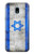 S2614 Israel Old Flag Etui Coque Housse pour Samsung Galaxy J3 (2018), J3 Star, J3 V 3rd Gen, J3 Orbit, J3 Achieve, Express Prime 3, Amp Prime 3