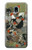 S2699 Ito Jakuchu Rooster Etui Coque Housse pour Samsung Galaxy J3 (2018), J3 Star, J3 V 3rd Gen, J3 Orbit, J3 Achieve, Express Prime 3, Amp Prime 3