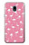 S2858 Pink Flamingo Pattern Etui Coque Housse pour Samsung Galaxy J3 (2018), J3 Star, J3 V 3rd Gen, J3 Orbit, J3 Achieve, Express Prime 3, Amp Prime 3