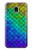 S2930 Mermaid Fish Scale Etui Coque Housse pour Samsung Galaxy J3 (2018), J3 Star, J3 V 3rd Gen, J3 Orbit, J3 Achieve, Express Prime 3, Amp Prime 3