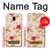 S3037 Jolie Flora Rose Cottage Etui Coque Housse pour Samsung Galaxy J3 (2018), J3 Star, J3 V 3rd Gen, J3 Orbit, J3 Achieve, Express Prime 3, Amp Prime 3