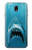 S0830 White Shark Etui Coque Housse pour Samsung Galaxy J7 (2018), J7 Aero, J7 Top, J7 Aura, J7 Crown, J7 Refine, J7 Eon, J7 V 2nd Gen, J7 Star