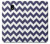 S2345 Navy Blue Shavron Zig Zag Pattern Etui Coque Housse pour Samsung Galaxy J7 (2018), J7 Aero, J7 Top, J7 Aura, J7 Crown, J7 Refine, J7 Eon, J7 V 2nd Gen, J7 Star