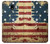 S2349 Old American Flag Etui Coque Housse pour Samsung Galaxy J7 (2018), J7 Aero, J7 Top, J7 Aura, J7 Crown, J7 Refine, J7 Eon, J7 V 2nd Gen, J7 Star