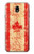 S2490 Canada Maple Leaf Flag Texture Etui Coque Housse pour Samsung Galaxy J7 (2018), J7 Aero, J7 Top, J7 Aura, J7 Crown, J7 Refine, J7 Eon, J7 V 2nd Gen, J7 Star