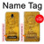 S2618 Un Kilo Lingot d'or Etui Coque Housse pour Samsung Galaxy J7 (2018), J7 Aero, J7 Top, J7 Aura, J7 Crown, J7 Refine, J7 Eon, J7 V 2nd Gen, J7 Star
