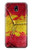 S3315 Spain Flag Vintage Football Graphic Etui Coque Housse pour Samsung Galaxy J7 (2018), J7 Aero, J7 Top, J7 Aura, J7 Crown, J7 Refine, J7 Eon, J7 V 2nd Gen, J7 Star