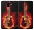 S0415 Fire Guitar Burn Etui Coque Housse pour Samsung Galaxy J6 (2018)