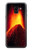 S0745 Volcano Lava Etui Coque Housse pour Samsung Galaxy J6 (2018)