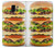 S0790 Hamburger Etui Coque Housse pour Samsung Galaxy J6 (2018)