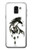 S1031 Horse Paintbrush Etui Coque Housse pour Samsung Galaxy J6 (2018)