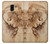S1045 Leonardo da Vinci Woman's Head Etui Coque Housse pour Samsung Galaxy J6 (2018)