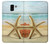 S1117 Starfish on the Beach Etui Coque Housse pour Samsung Galaxy J6 (2018)