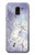 S1134 White Horse Unicorn Etui Coque Housse pour Samsung Galaxy J6 (2018)