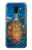 S1249 Blue Sea Turtle Etui Coque Housse pour Samsung Galaxy J6 (2018)