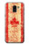 S1603 Canada Flag Old Vintage Etui Coque Housse pour Samsung Galaxy J6 (2018)