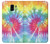 S1697 Tie Dye Colorful Graphic Printed Etui Coque Housse pour Samsung Galaxy J6 (2018)