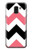 S1849 Pink Black Chevron Zigzag Etui Coque Housse pour Samsung Galaxy J6 (2018)