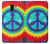 S1870 Tie Dye Peace Etui Coque Housse pour Samsung Galaxy J6 (2018)
