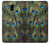 S1965 Peacock Feather Etui Coque Housse pour Samsung Galaxy J6 (2018)