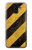 S2231 Yellow and Black Line Hazard Striped Etui Coque Housse pour Samsung Galaxy J6 (2018)