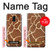 S2326 girafe Peau Etui Coque Housse pour Samsung Galaxy J6 (2018)