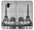 S2350 Old Paris Eiffel Tower Etui Coque Housse pour Samsung Galaxy J6 (2018)