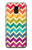 S2362 Rainbow Colorful Shavron Zig Zag Pattern Etui Coque Housse pour Samsung Galaxy J6 (2018)