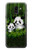 S2441 Panda Family Bamboo Forest Etui Coque Housse pour Samsung Galaxy J6 (2018)