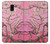 S2449 Pink Blossoming Almond Tree Van Gogh Etui Coque Housse pour Samsung Galaxy J6 (2018)