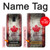 S2490 Canada Feuille d'érable Drapeau Texture Etui Coque Housse pour Samsung Galaxy J6 (2018)